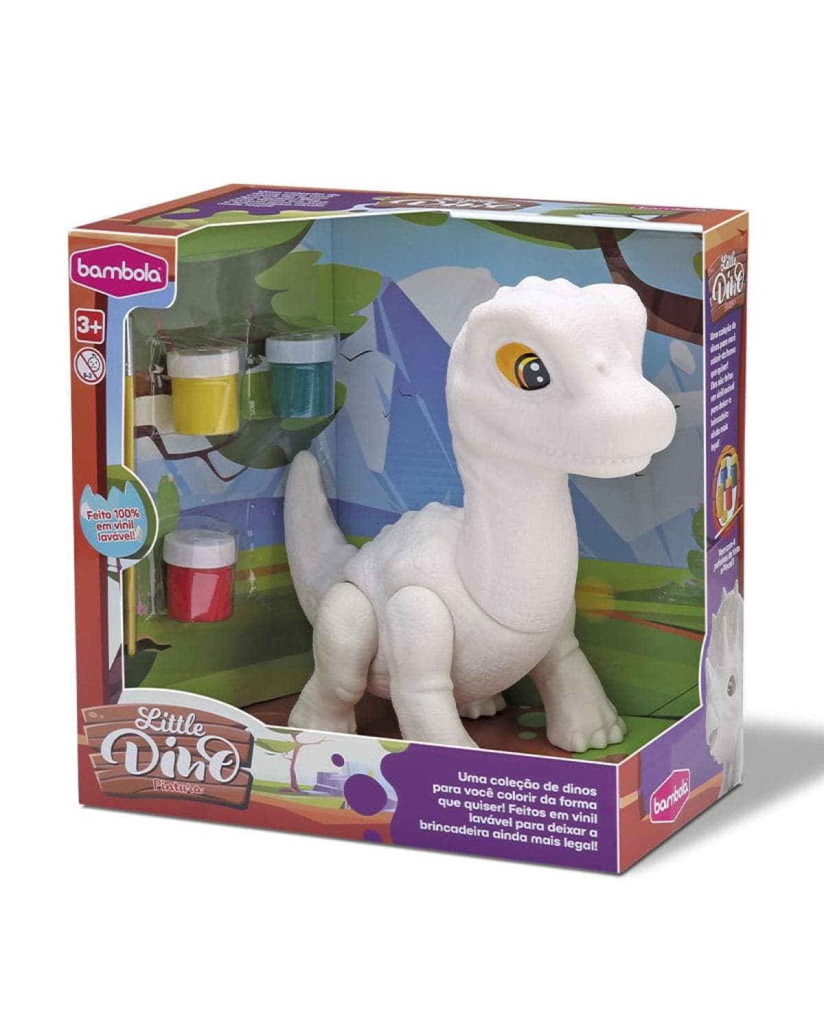 Little Dino Pintura Braquiossauro