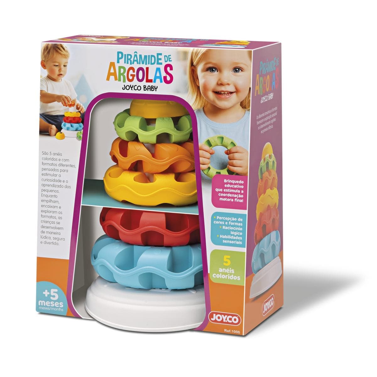 Joy.Co Baby Pirâmide De Argolas